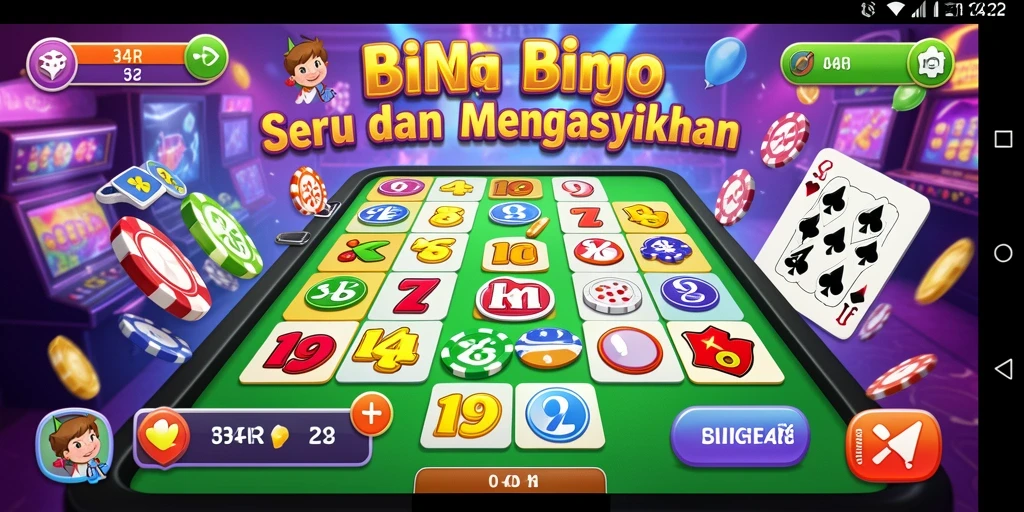Tampilan gameplay bingo yang seru dan interaktif di 34R.