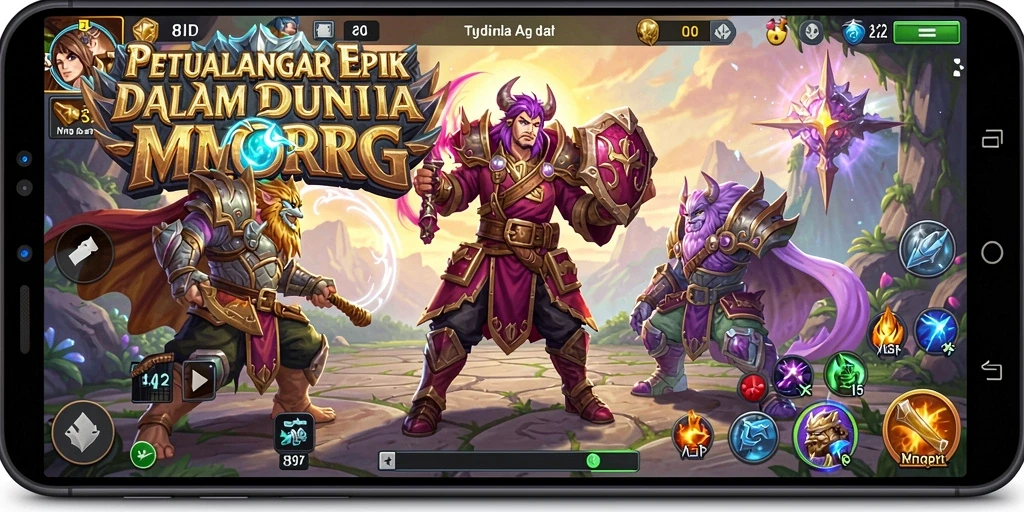 Tampilan gameplay seru yang penuh petualangan di 8ID.