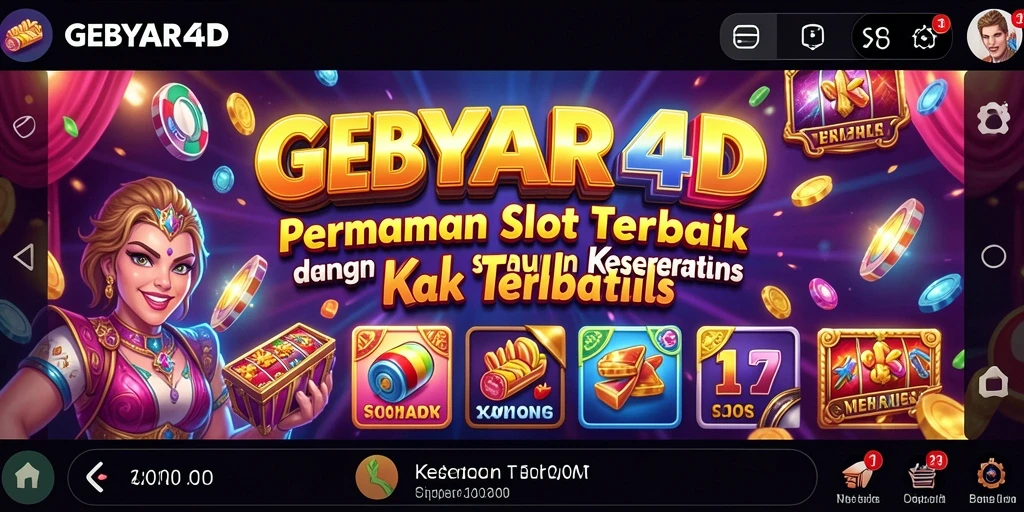 Tampilan gameplay GEBYAR4D yang menarik dan mengasyikkan.