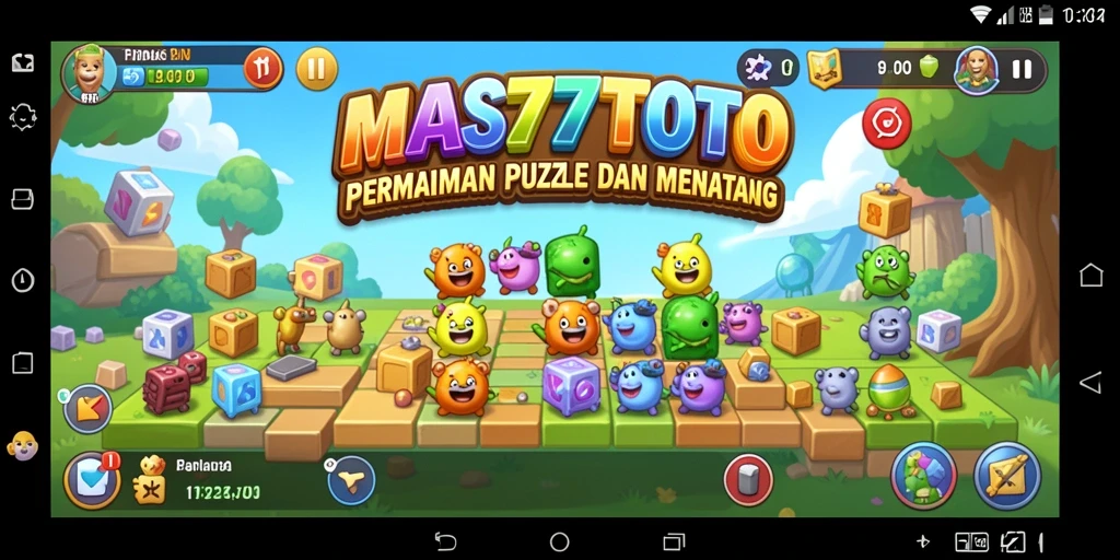 Tangkapan layar utama dari gameplay <strong>MAS77TOTO</strong> yang penuh tantangan.