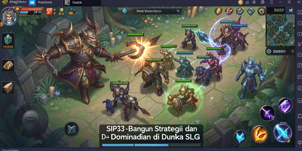 Tampilan gameplay seru dan strategi mendalam di SIP33.