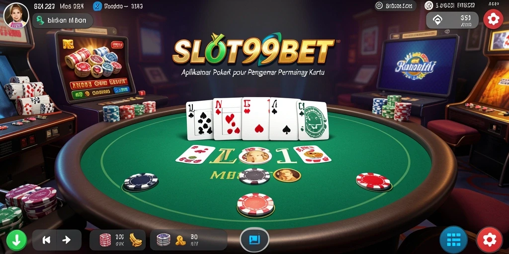 Tampilan menarik dari gameplay <strong>SLOT99BET</strong>, memperlihatkan aksi poker yang mendebarkan.