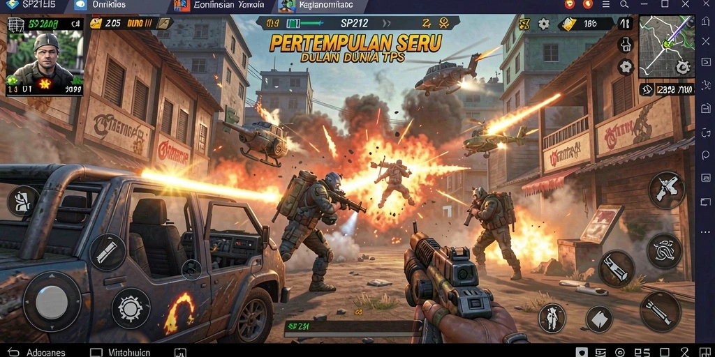 Tangkapan layar dari gameplay seru di SP212.
