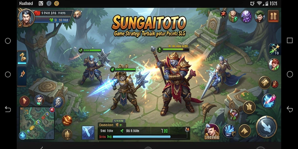 Screenshot SUNGAITOTO menampilakan aksi strategi mendebarkan.