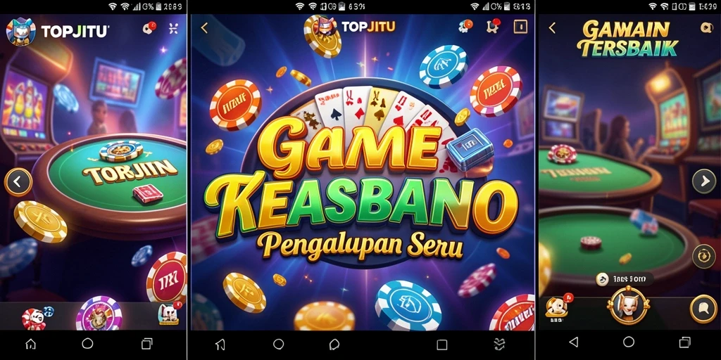 Tampilan menarik dari gameplay Kasino di TOPJITU.