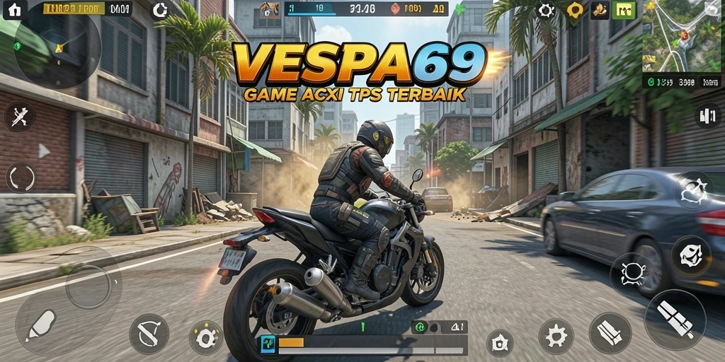 Tangkapan layar VESPA69 menampilkan pertempuran seru dalam TPS.