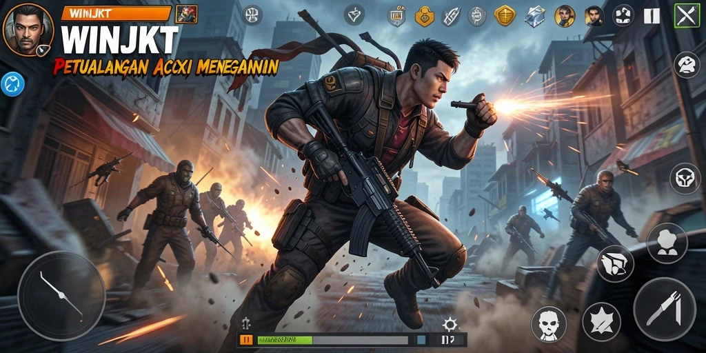 Gameplay menegangkan di WINJKT dengan aksi seru.